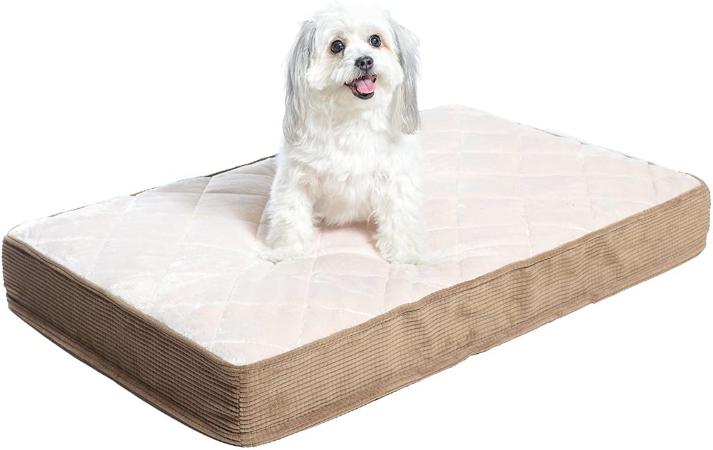 Orthopedic dog bed for hip clearance dysplasia