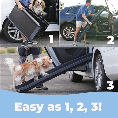 Car ramp for dogs from Alpha Paws
